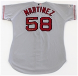 Sandy Martinez Game Worn & Signed 2004 Road Boston Red Sox Jersey