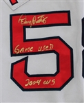 Sandy Martinez Game Worn & Signed 2004 Road Boston Red Sox Jersey