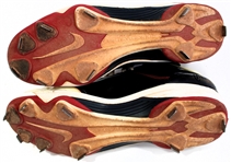 Mike Cameron Game Used 2010-11 Boston Red Sox Cleats 