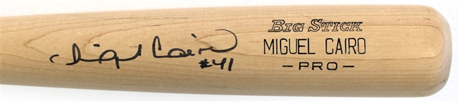 Miguel Cairo Signed Pro Model Bat 