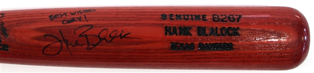 Hank Blalock Signed B267 Texas Rangers Bat