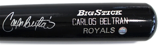 Carlos Beltran Game Isseud & Signed Kansas City Royals Bat