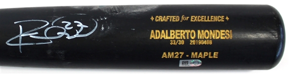 Adalberto Mondesi 2019 Game Used & Signed Royals Bat - MLB JD190130