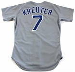 Chad Kreuter 2001 Game Used Texas Rangers Jersey