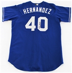 Runelvys Hernandez 2003-04 Game Used & Signed Kansas City Royals Jersey
