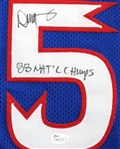 Danny Manning Signed Kansas University Jersey - JSA W537170
