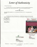 Rick Barry Signed Huge Signature HOF # 24 Basketball - JSA AM41597
