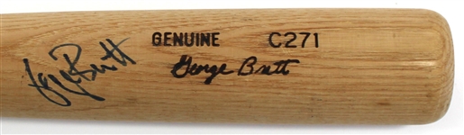 George Brett Game Issued C271 Signed Bat
