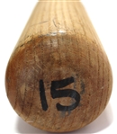 Mike McFarlane Game Used & Signed Kansas City Royals Bat