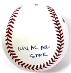 Reggie Jackson Signed Mr. October/14 x All-Star Baseball