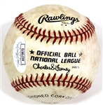 Johnny Mize Signed Baseball JSA AG75973 - No Card
