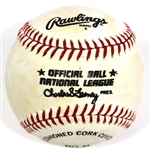 Warren Spahn Signed Baseball 