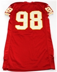 Game Used Kansas City Chiefs Jersey #98 2006