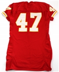 Game Used Football Jersey Kansas City Chiefs #47 2004