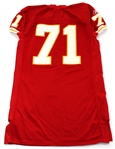 Game Used Football Jersey Kansas City Chiefs #71 2006