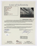 James Naismith Signed Cut W/ Photo JSA Letter YY11005
