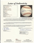 Ted Williams Signed American League Baseball LOT x 2 JSA-BB61840-BB61843