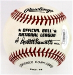 Willie Mays Signed National League Baseball - JSA Letter XX24411