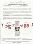 Bert Blyeven 1976 Game Used Minnesota Twins Jersey