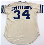 Paul Splittorff 1981 Game Used Kansas City Royals Jersey