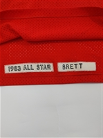 George Brett 1983 All-Star Game Used & Signed BP Jersey