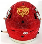 KC Chiefs Swarovski Crystal Helmet Signed by Patrick Mahomes - Becket