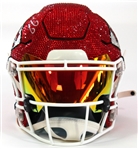 KC Chiefs Swarovski Crystal Helmet Signed by Patrick Mahomes - Becket