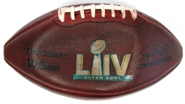 Game Used SB 54 Football Signed by Patrick Mahomes - Beckett