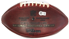 Game Used SB 54 Football Signed by Patrick Mahomes - Beckett