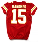 Patrick Mahomes 2019 Game Ready/Issued Chiefs Jersey Signed by Mahomes - Beckett
