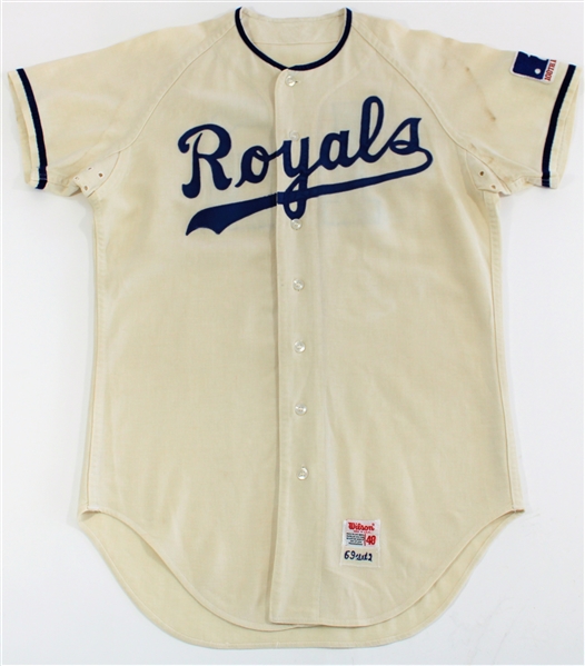 Joe Keough 1969 set 2 KC Royals 100 Anniversary Royals Jersey -*