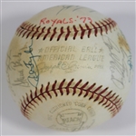 Kansas City Royals 1973 Team Signed Baseball *