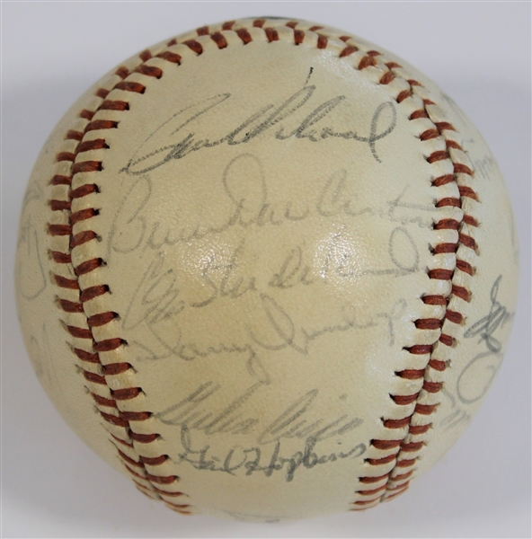 Kansas City Royals 1972 Team Signed Baseball *