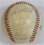 Kansas City Royals 1972 Team Signed Baseball 