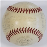 Kansas City Royals 1974 Team Signed Baseball - Brett Rookie
