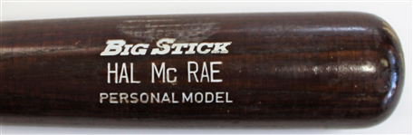 Hal McRae 1980 Game Used Kansas City Royals Bat
