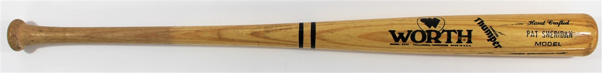 Pat Sheridan Game Used 1988-89 Bat Detroit Tigers