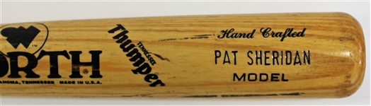 Pat Sheridan Game Used 1988-89 Bat Detroit Tigers