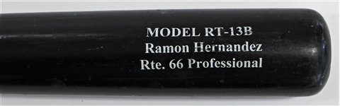 Ramón Hernández Game Used Bat 199-2003
