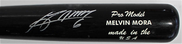 Melvin Mora Baltimore Orioles 2000–03 Game Used & Signed Bat