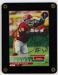 Derrick Thomas Signed Skybox Card *