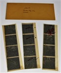 TWA Photo Negatives of 1957 Kansas City Athletics Avrrival Lot of 9