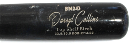 Darryl Collins Kansas City Royals Minor League Star Game Used Bat Pre Psa