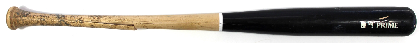 Ian Happ 2022 Game Used & Signed Cubs Bat