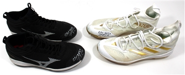 Jorge Soler 2023 Game Used & Signed Cleats Pair of 2 