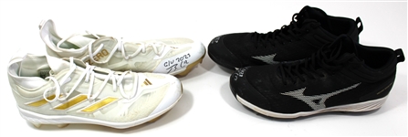 Jorge Soler 2023 Game Used & Signed Cleats Pair of 2 