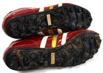 John Lohmeyer Game Used Kansas City Chiefs Cleats 1973-77