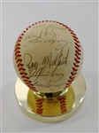 Kansas City 1980 Royals Team Signed Baseball - Brett Brothers 28 Sigs