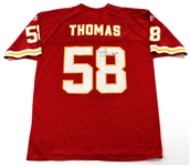 Derrick Thomas Signed Kansas City Chiefs Jersey. PSA/DNA