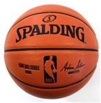 Kobe Bryant Signed Lakers Basketball - Steiner Loa